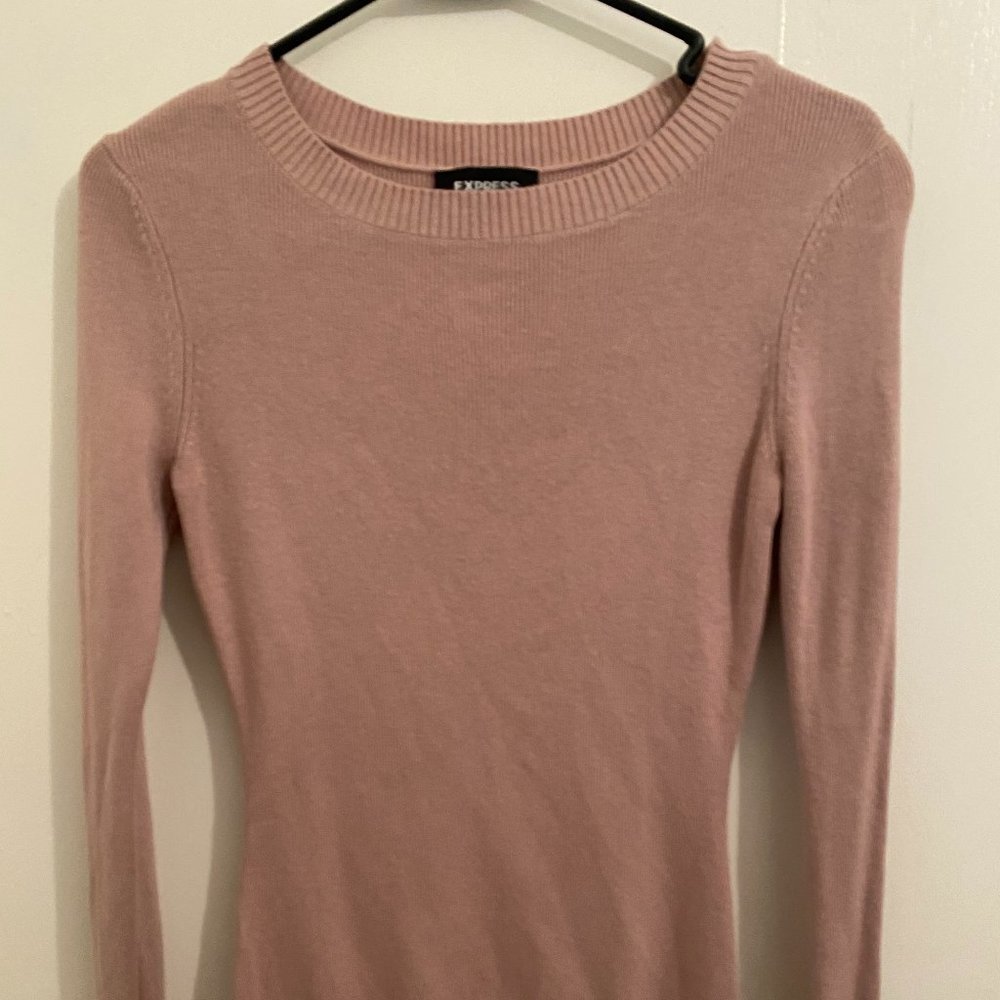 light pink sweater